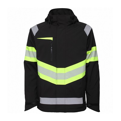 Ziemas darba jaka Softshell ATLANTA WJ-0204 C1, melna